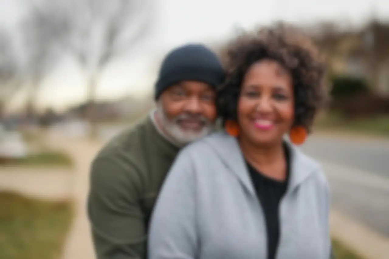 Blurry couple photos