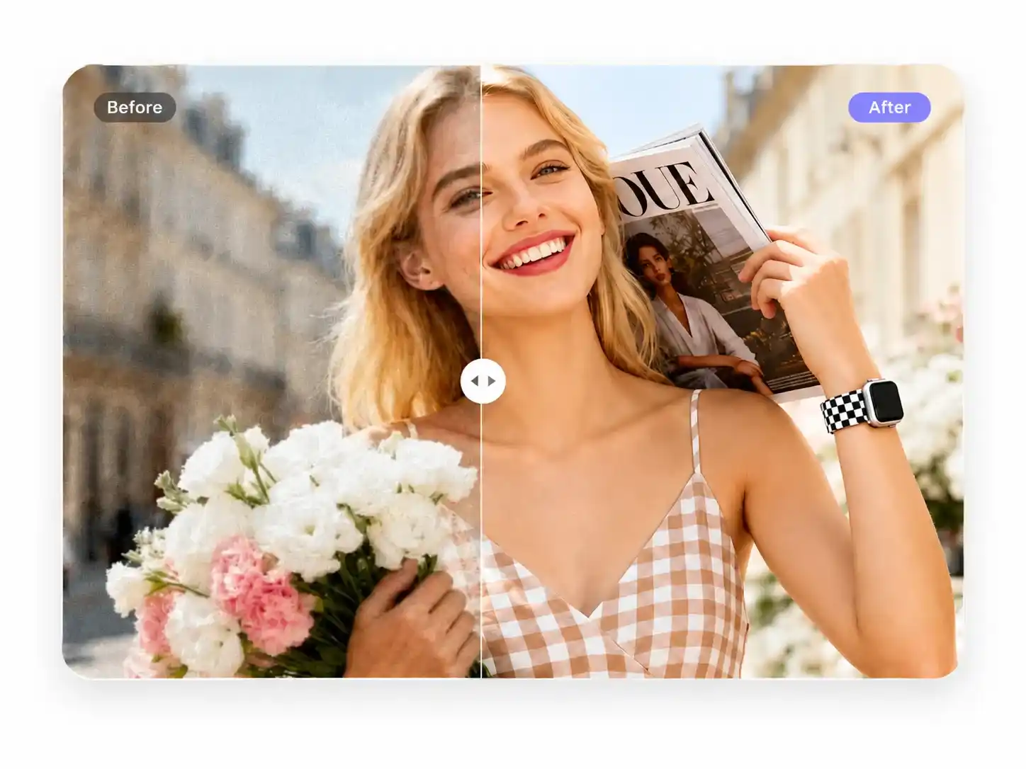 Fix Blur, Noise, and Pixelation with AI Face Enhancer